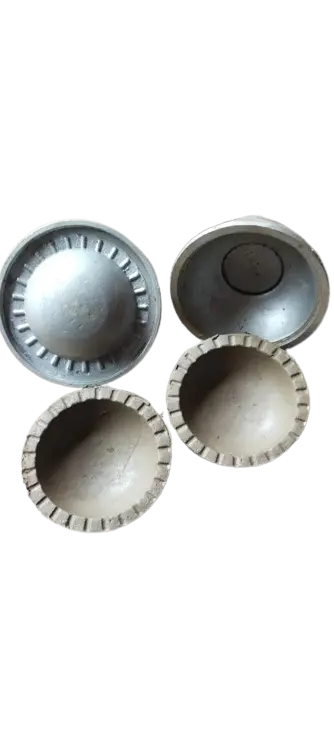 Cow Dung Diya Metal Mould – Durable Cast for Eco-Friendly Gobar Diyas & Organic Crafts | ProDung (Flower)